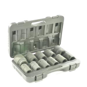 Набор головок 11 пр.1" 27-50мм 6-гр.футорка 21/22мм ударных кейс АВТОДЕЛО