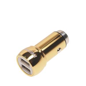 Устройство зарядное для мобильных устройств Remax 2USB, 2.4 A цвет золотой