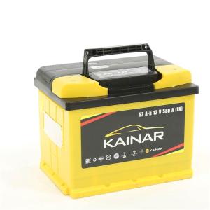 Аккумулятор KAINAR 62 а/ч обр.полярн. пуск.ток 590A