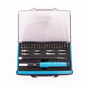 Отвертка с набором бит и головок 48 пр.в кейсе GROSS