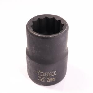 Головка торцевая 22мм 3/4" 12-гр.ударная ROCKFORCE