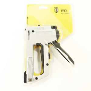 Степлер мебельный 6-14мм скобы,10-14мм гвозди,регулировка удара,блистер КВТ