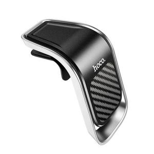 Держатель телефона на дефлектор CA74 Universe черно/серебристый HOCO