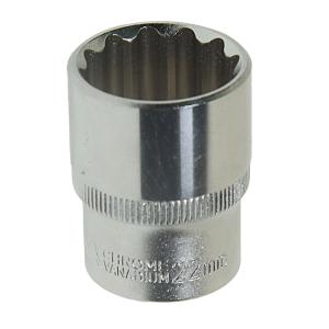 Головка торцевая 22мм 1/2" 12-гр.ЭВРИКА