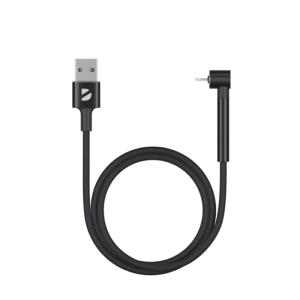 Кабель 8-pin-USB 1м. подставка алюминий черный DEPPA