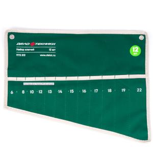 Сумка-скрутка для комбинированных ключей (на 12шт) 6-22мм ДЕЛО ТЕХНИКИ