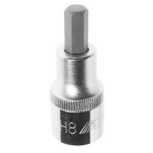 Головка-бита шестигранная 08мм 1/2" L=55мм JTC