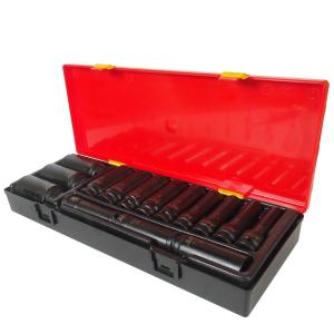 Набор головок 15 пр.1/2" 10-32мм 6-гр.ударных, кейс JTC