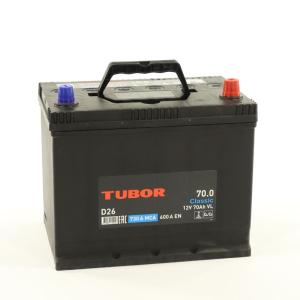 Аккумулятор TUBOR Asia Classic 70А/ч D26 обратная полярность пуск.ток 600A