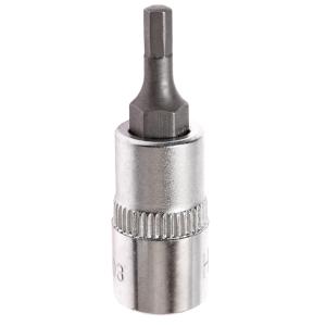 Головка-бита шестигранная 03мм 1/4" L=37мм JTC