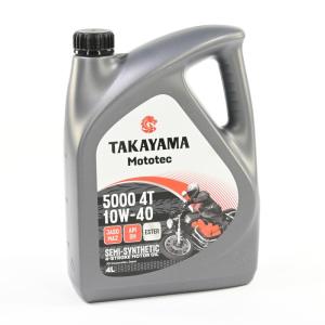 Масло моторное 4-тактное TAKAYAMA MOTOTEC 5000 4T SM 4л п/с