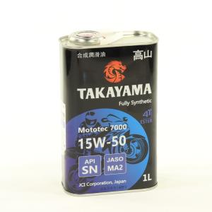 Масло моторное 4-тактное TAKAYAMA MOTOTEC 7000 4T SN 1л син.