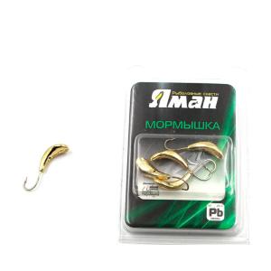 Мормышка свинец Комар с отв. GOLD 1,9гр