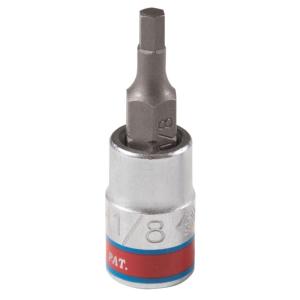 Головка-бита шестигранная 1/8" 1/4" L=37мм KING TONY