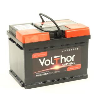 Аккумулятор VOLTHOR SUPREME 62 а/ч обр. полярность низкий пуск.ток 600А