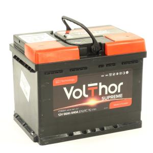 Аккумулятор VOLTHOR SUPREME 66 а/ч обр. полярность пуск.ток 640А