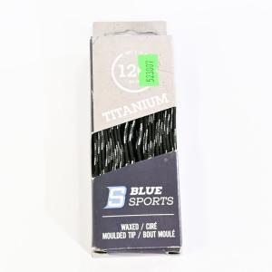 Шнурки д/коньков Blue Sports Titanium Waxed 304см