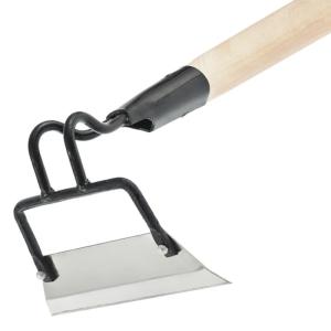 Мотыга 200х50х1140мм нержавеющая сталь с деревянным черенком СИБРТЕХ