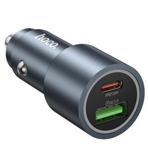 Устройство зарядное для мобильных устройств Hoco Z60 Bloom 48W dual-port PD30W+QC3.0 black