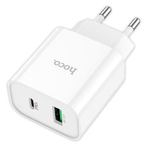 Устройство зарядное для мобильных устройств Hoco C80A Plus Rapido PD20W+QC3.0 220v