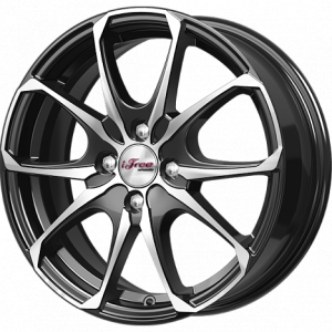 Диск колесный 16 литой IFREE Такеши (КС877) Блэк Джек