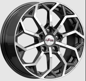 Диск колесный 16 литой IFREE Спейс-Нидл (КС1000) Блэк Джек