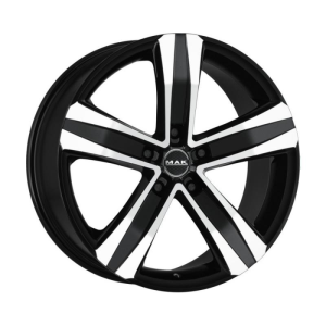 Диск колесный 16 литой MAK Stone 5 Black Mirror