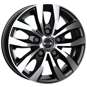 Диск колесный 17 литой MAK Load 5 Black Mirror