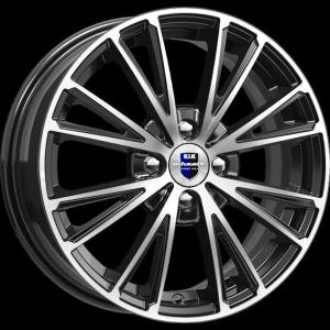 Диск колесный 16 литой K&K Меандр (КС879) алмаз чёрный