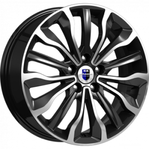 Диск колесный 17 литой K&K Атакама (КС756) алмаз чёрный