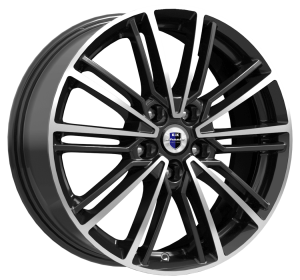 Диск колесный 17 литой K&K Эрфурт (КС898) алмаз чёрный