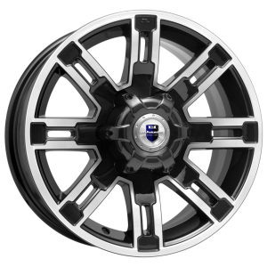 Диск колесный 16 литой K&K Полюс (КС609M) алмаз чёрный