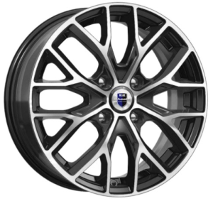 Диск колесный 16 литой K&K Лилиом (КС891) алмаз чёрный