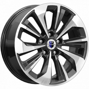 Диск колесный 17 литой K&K Авиор (КС936) алмаз чёрный