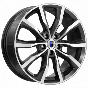 Диск колесный 18 литой K&K Портер (КС906) алмаз чёрный