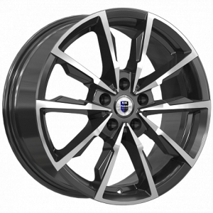 Диск колесный 17 литой K&K Меренге (КС902) алмаз чёрный