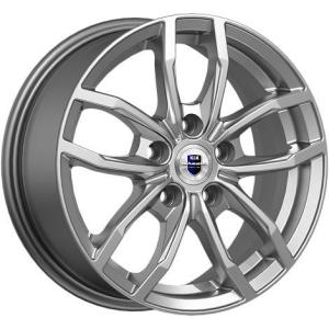 Диск колесный 15 литой K&K Фрост (КС1048) дарк платинум