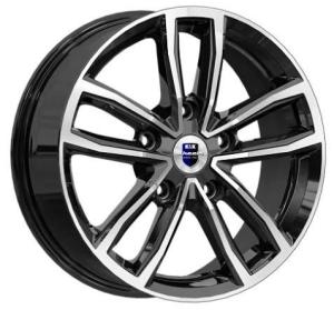 Диск колесный 17 литой K&K Каланг (КС1086) алмаз чёрный