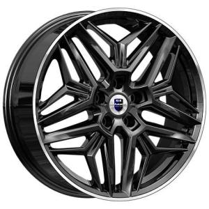 Диск колесный 19 литой K&K Колумб (КС1038) алмаз чёрный