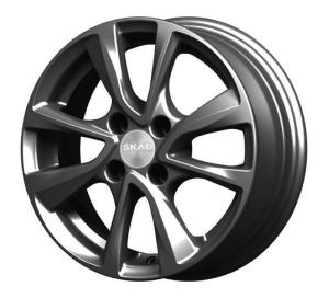 Диск колесный 14 литой Скад Ницца графит