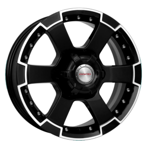 Диск колесный 16 литой K&K М56 (КС593) алмаз чёрный