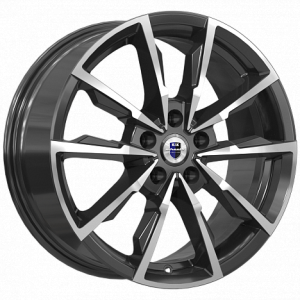 Диск колесный 17 литой K&K Меренге (КС902) алмаз чёрный