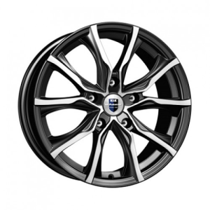 Диск колесный 17 литой K&K Твист (КС697) алмаз чёрный