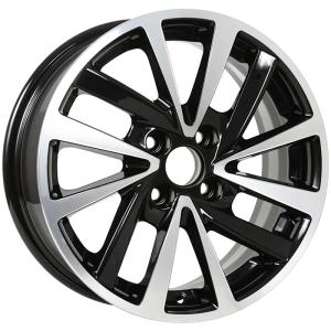 Диск колесный 15 литой K&K Renault Logan (КС899) Алмаз черный