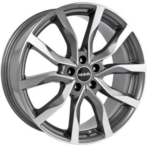 Диск колесный 19 литой MAK Highlands Gun Met-Mirror Face