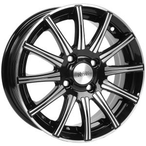 Диск колесный 13 литой K&K Сиеста (КС477) алмаз чёрный