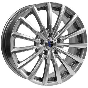 Диск колесный 17 литой K&K Акцент (КС562) дарк платинум