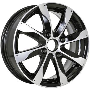 Диск колесный 14 литой K&K Джемини (КС480) алмаз чёрный