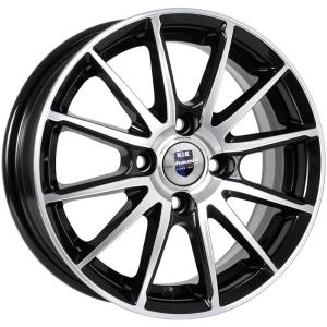 Диск колесный 14 литой K&K Квант (КС960) алмаз чёрный