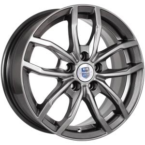 Диск колесный 15 литой K&K Фрост (КС1048) дарк платинум